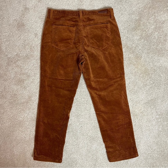 Blank NYC Madison High-Rise Crop Corduroy Pants Jeans in Clockwork Copper Sz 30 - Picture 5 of 8